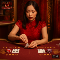 Frumzi - Live Baccarat - Eleganta tiešraides spēle