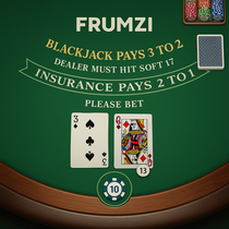 Frumzi - Blackjack galda spēle - Klasiskā kazino spēle